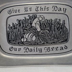 Give Us this Day Our Daily Bread Collectible tray